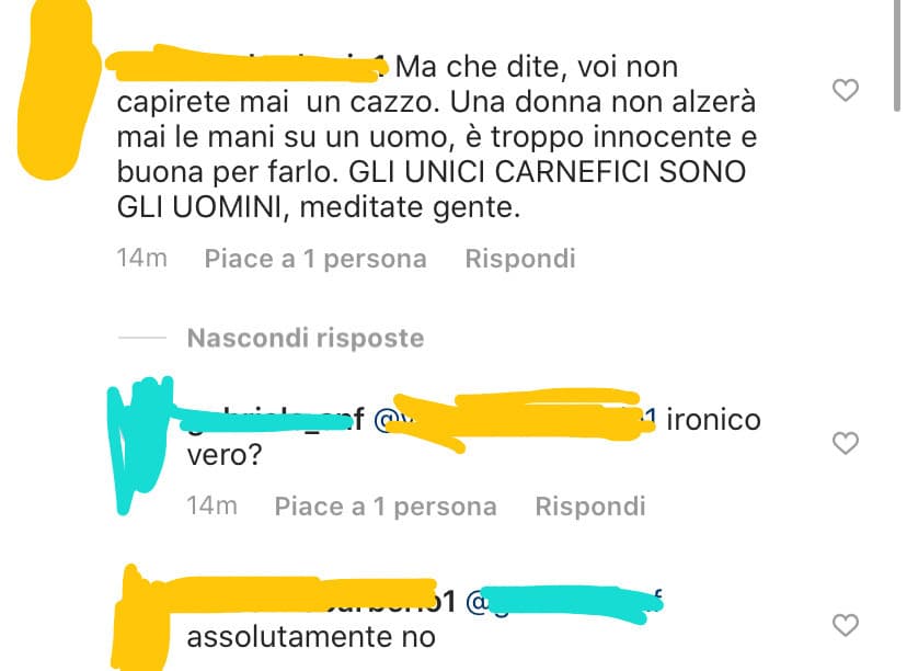 E poi dite che non esiste gente che ragiona come lui. Molti ragionano come lui 