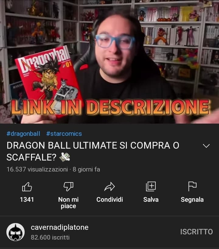 Non ce la faccio più a sentire parlare di dragon ball. Fa cagare. È orribile. E Goku è il peggior protagonista che ci sia. Ci piaceva solo perché avevano 8 anni.