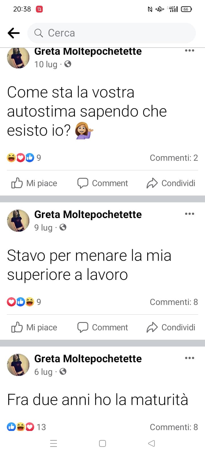 Sono finito di nuovo nella parte migliore di Facebook 