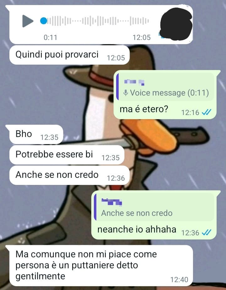 e io sono una puttana cosa vuol dire, ceh amo mi va benissimo