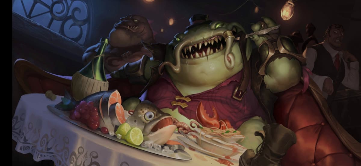 Qualcuno che gioca a runeterra ? Comunque THAM KENCH me lo scoperei tantissimo (lui ??) ?