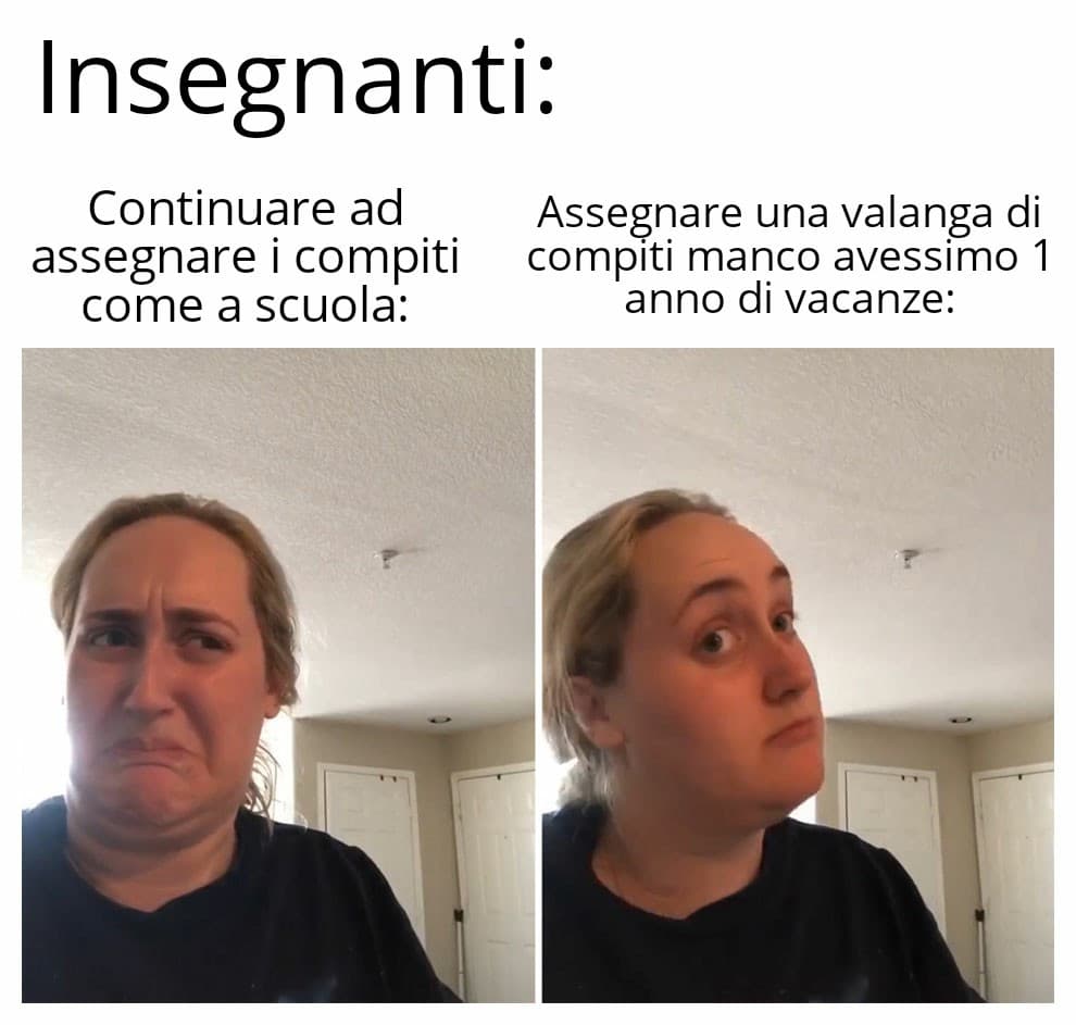 E basta compiti