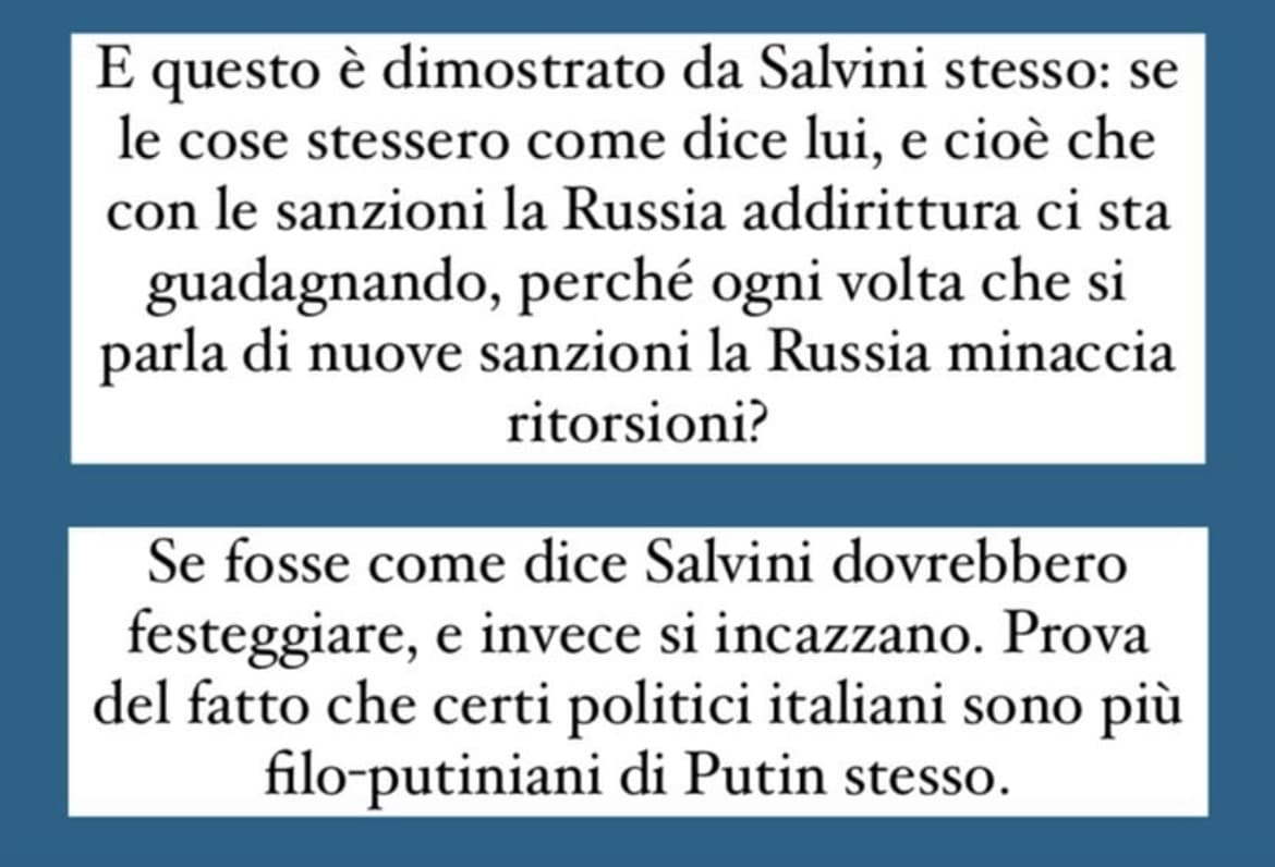 Sanzioni, spiegate in modo semplice con la logica. E lo dico da non ammiratore delle sanzioni