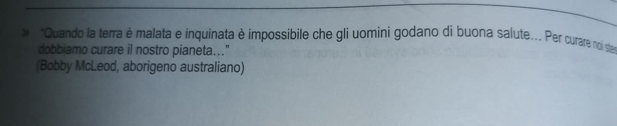 Frase di un aborigeno Australiano su un'agenda del 2009/2010