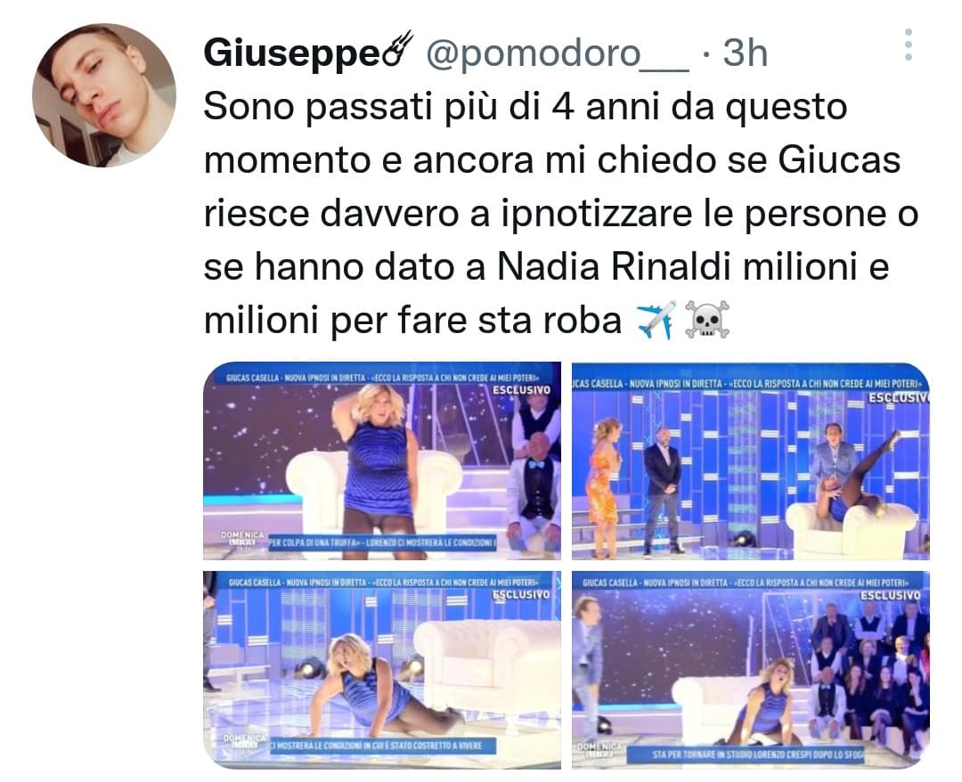 Momento di altissima televisione 