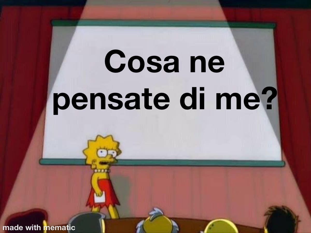 Scrivete qualsiasi cosa vi pare purché vera, non rispondo a nessuno