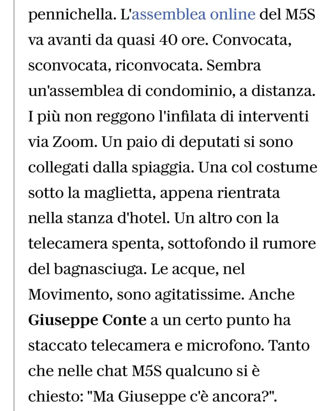 Non sanno mandare avanti manco una crisi di governo senza fare i pagliacci. Ma come hanno fatto a finire in parlamento? Datela anche a me una poltrona a sto punto 