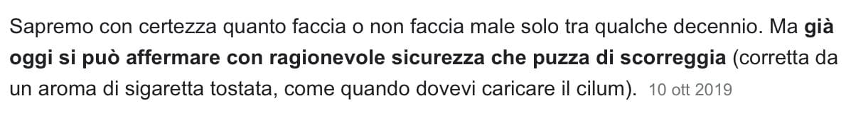 Mio fratello fuma quell’iqos di merda dio che puzza ogni volta che schif