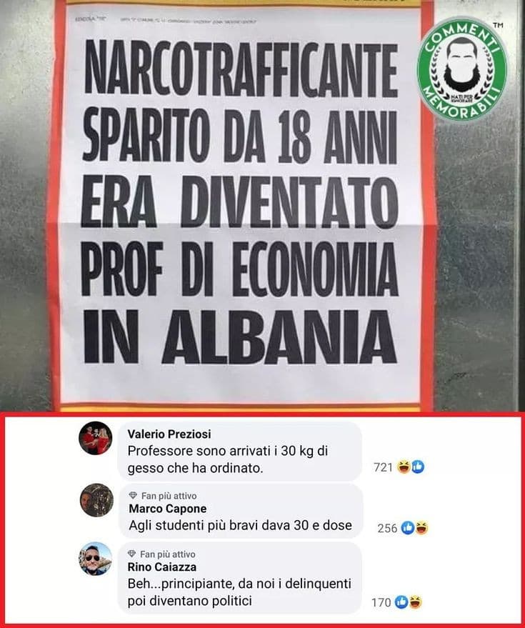 Non mi fideró mai piú dei miei prof