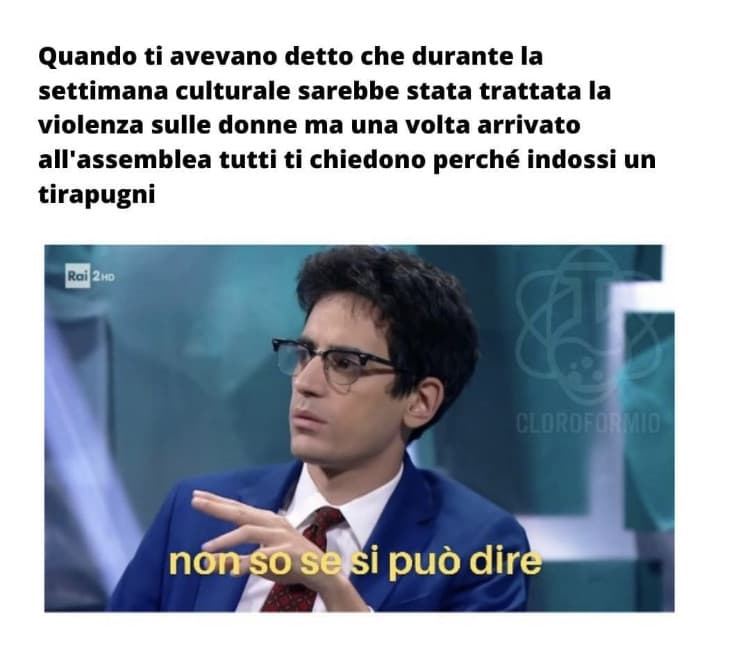 Oggi non avevo messo nulla di sessista, rimedio