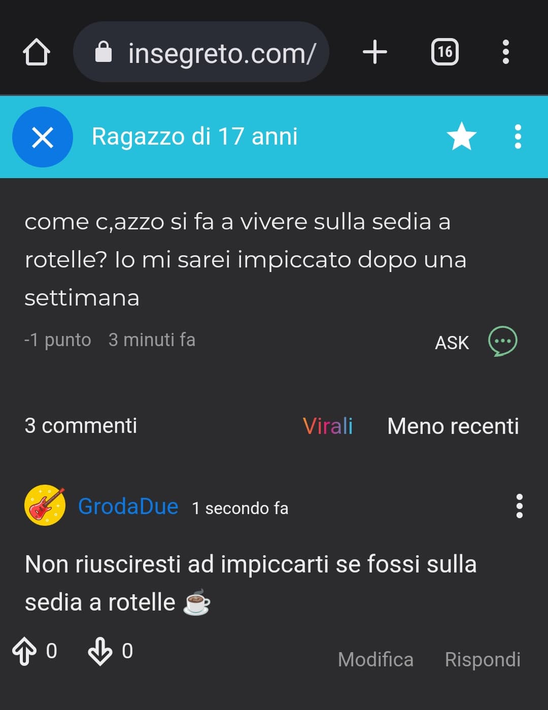 Raga vado a mimir, adios 