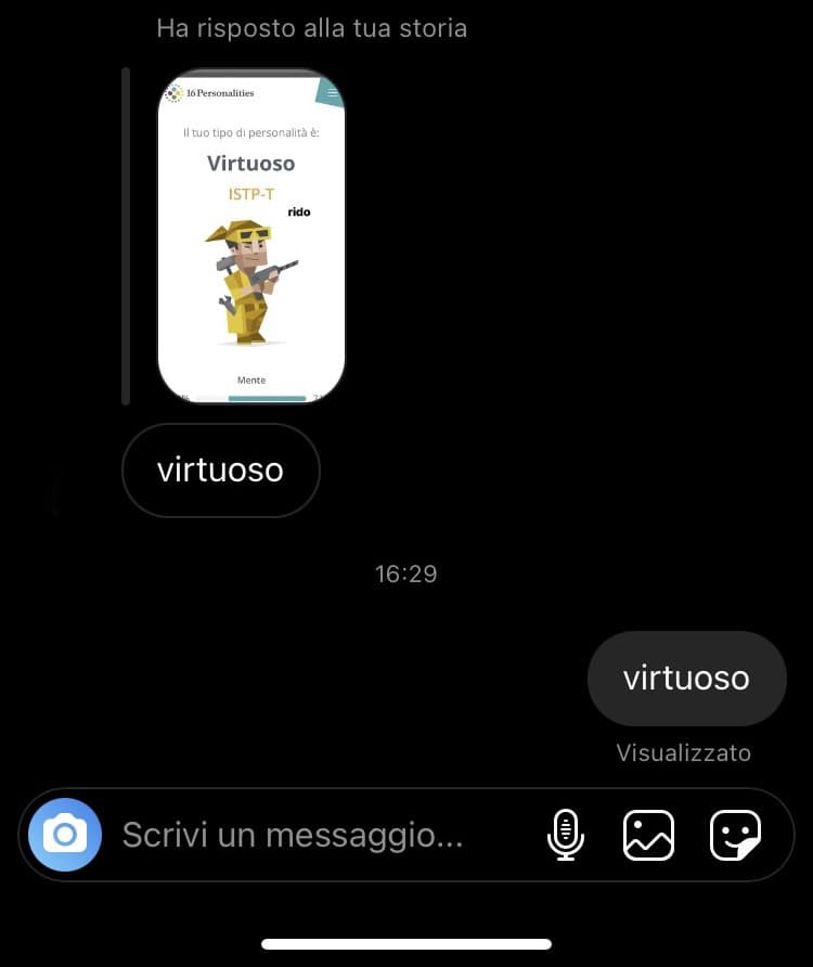 quando non riesci ad unire i tuoi neuroni e per rispondere ad un messaggio lo copi