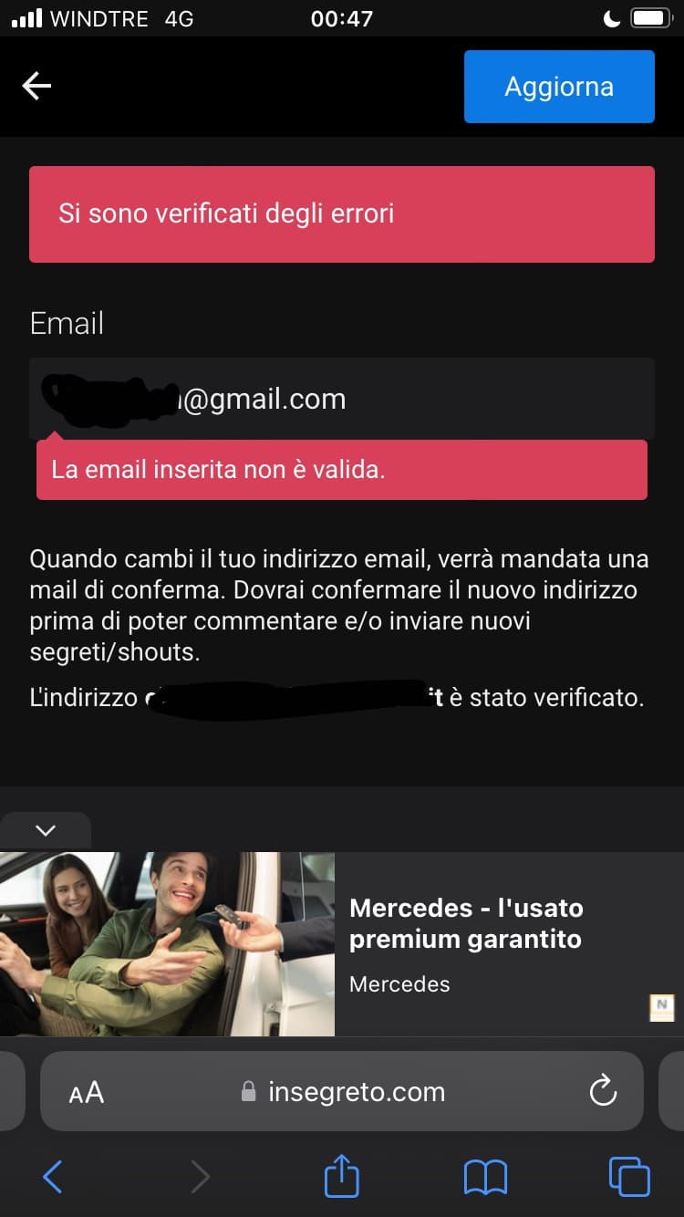 perché mi da così??