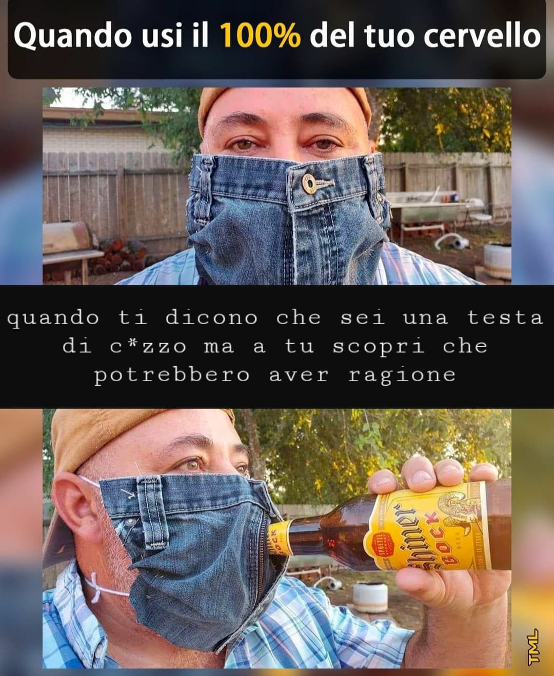 Che testa di c*zzo