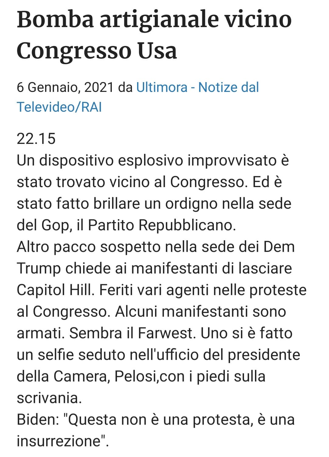 Che schifo, che vergogna, che rabbia. Non riesco a capire come faccia ad esistere gente così incivile e criminale come Trump e i suoi sostenitori 