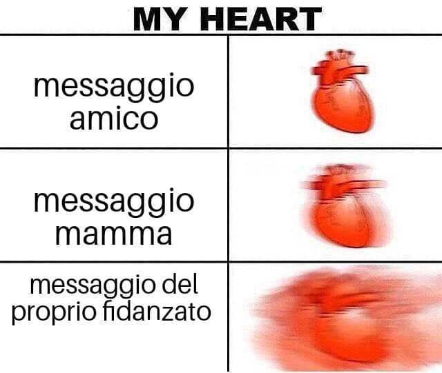 Anche se stiamo insieme da 3 anni un suo messaggio fa sempre questo effetto❤