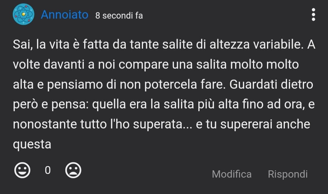 E pensare che c'è chi mi odia