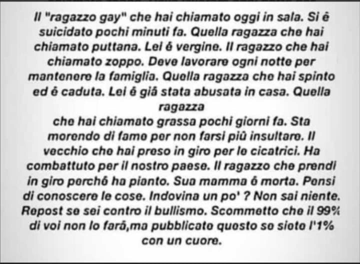 Per precisare, l'hanno postato anche altri utenti