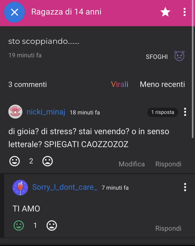 sempre i segreti a metà, mah