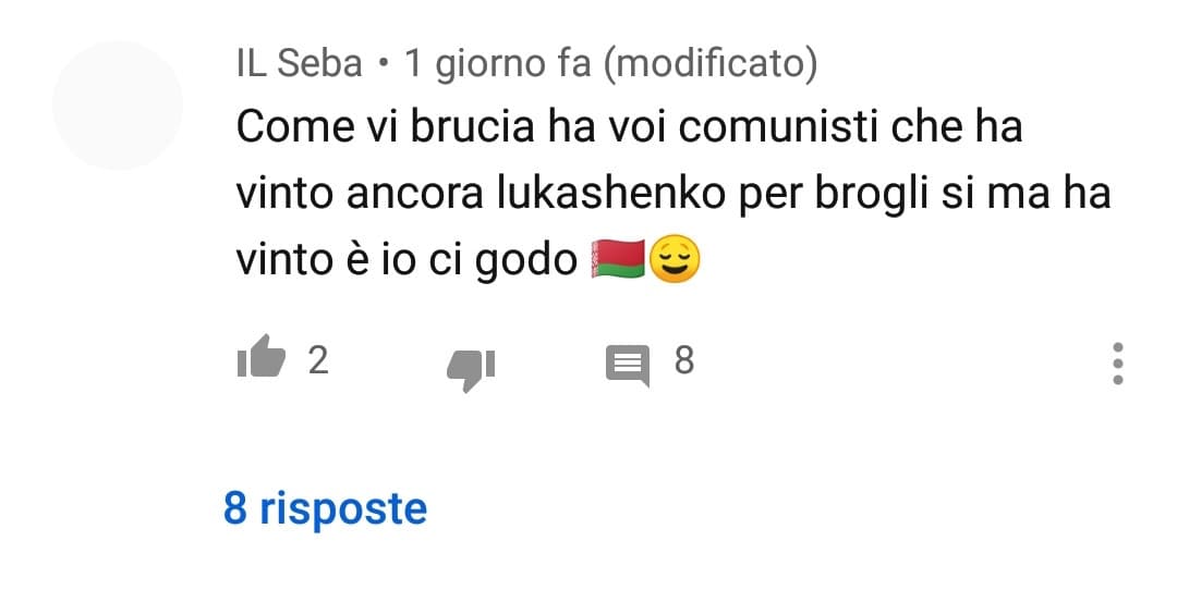 Parlavo di questo tipo di italiani, poi vabbè lambrenedetto che tra l'altro idolatra Putin è a parte 