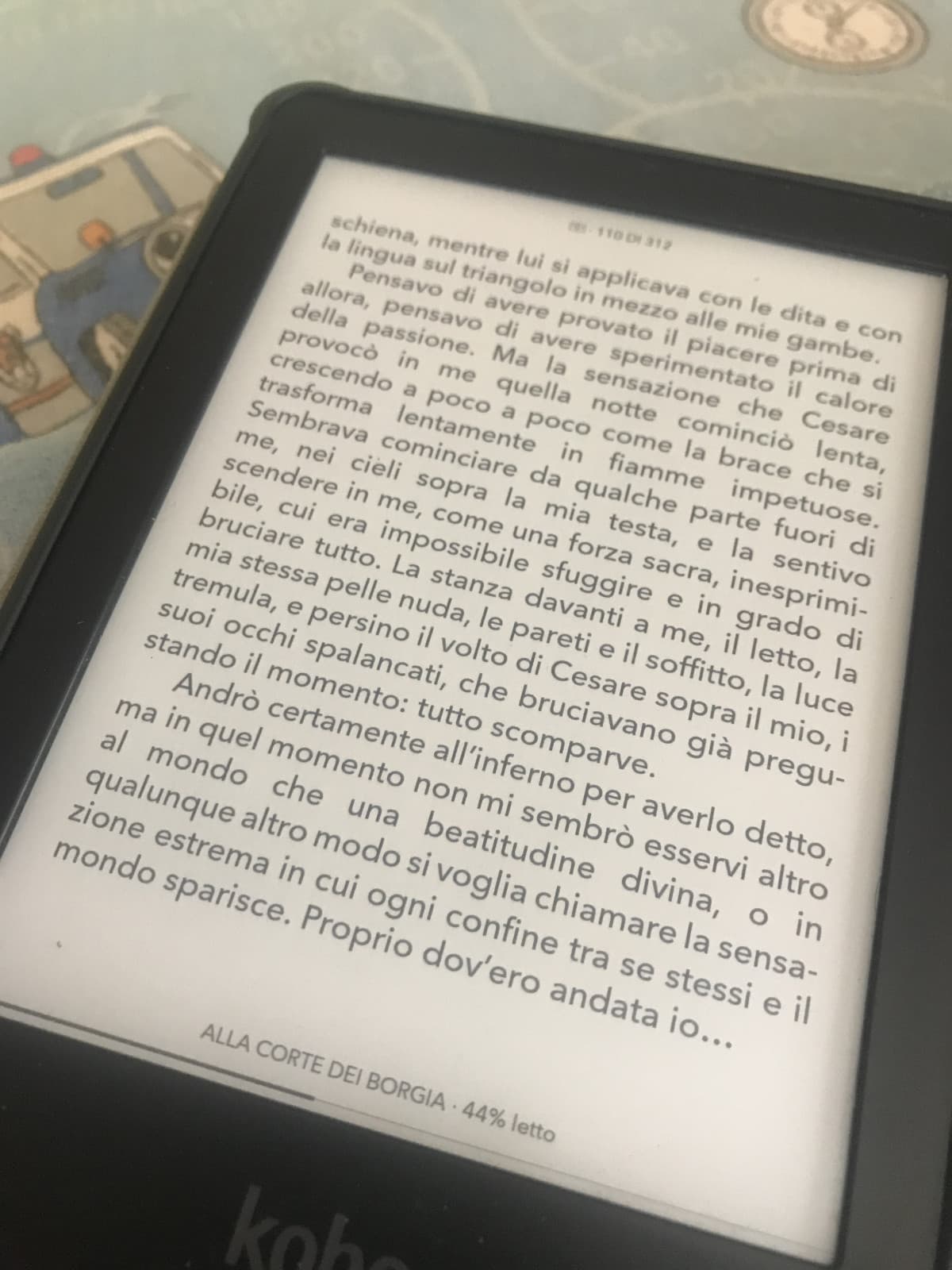 Mi sono appena letta due capitoli pseudo erotici di una serata di sesso pazzo sgravato tra Sancia e Cesare (un prete). Wow ho scoperto che ce lha grosso più grosso che mai