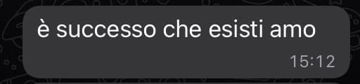 Haha vero. Non preoccuparti però, ancora per poco.