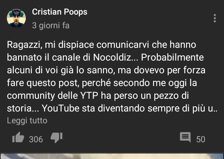 YouTube... che bel posto per bambini...