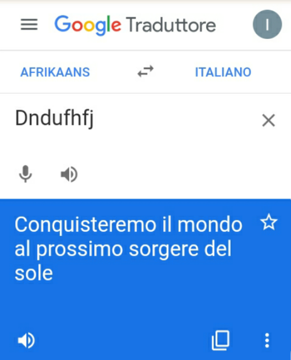 Che dire, attenti quando scrivete con lettere a caso