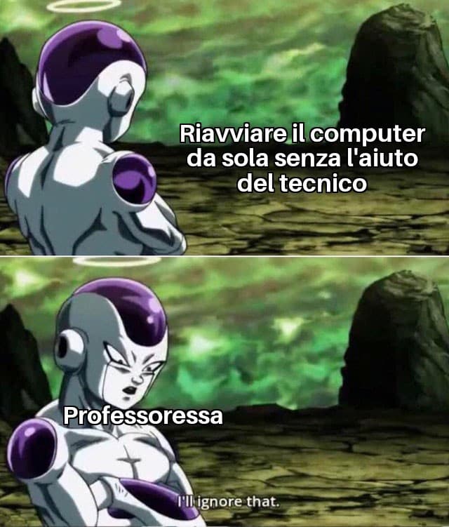 Le mie prof ogni giorno in cui andavamo a scuola