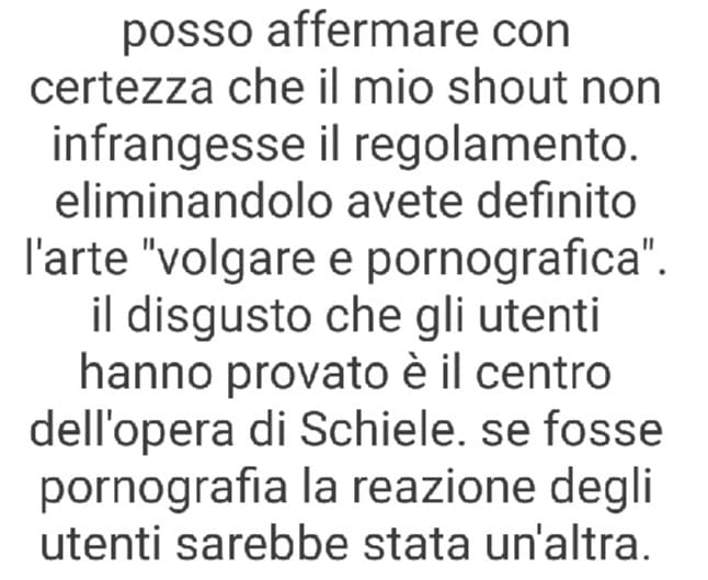 Non vi insulto perché andrebbe contro il regolamento. ANCHE SE VOI PROBABILMENTE NON LO CONOSCETE. allora o avete sbagliato voi oppure è scritto male il regolamento. PER CARITÀ CORREGGETE IL REGOLAMENTO