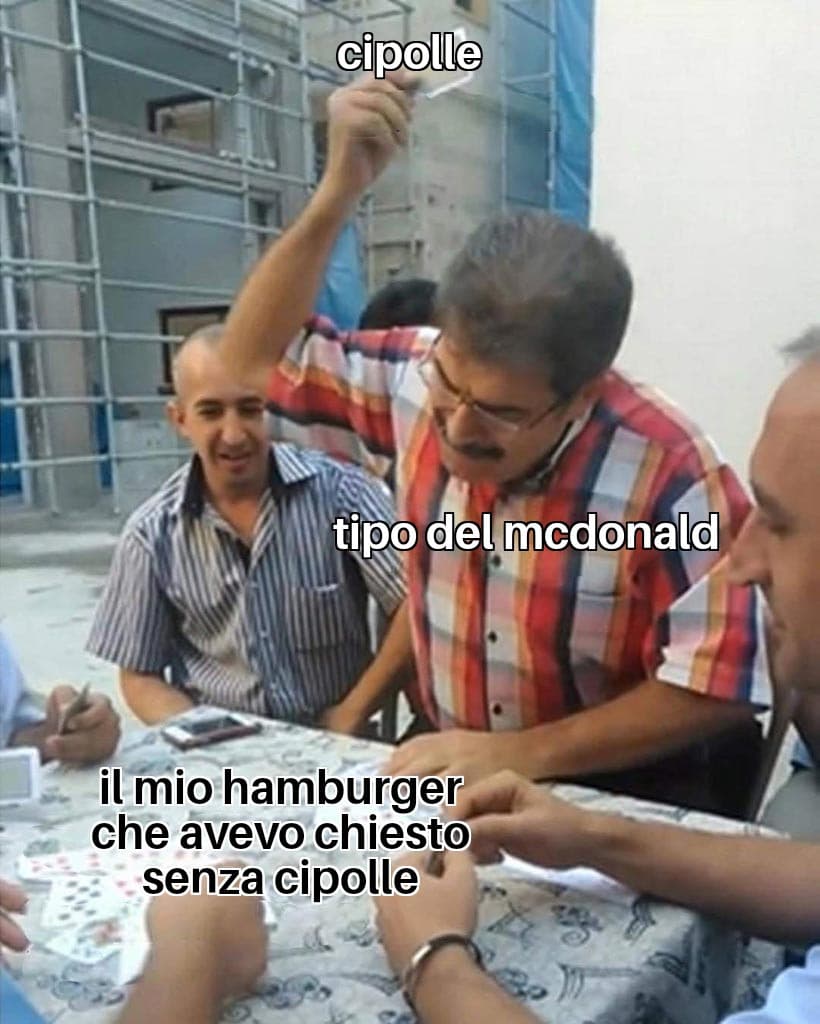 tipo del mcdonald ma che ca?o fai