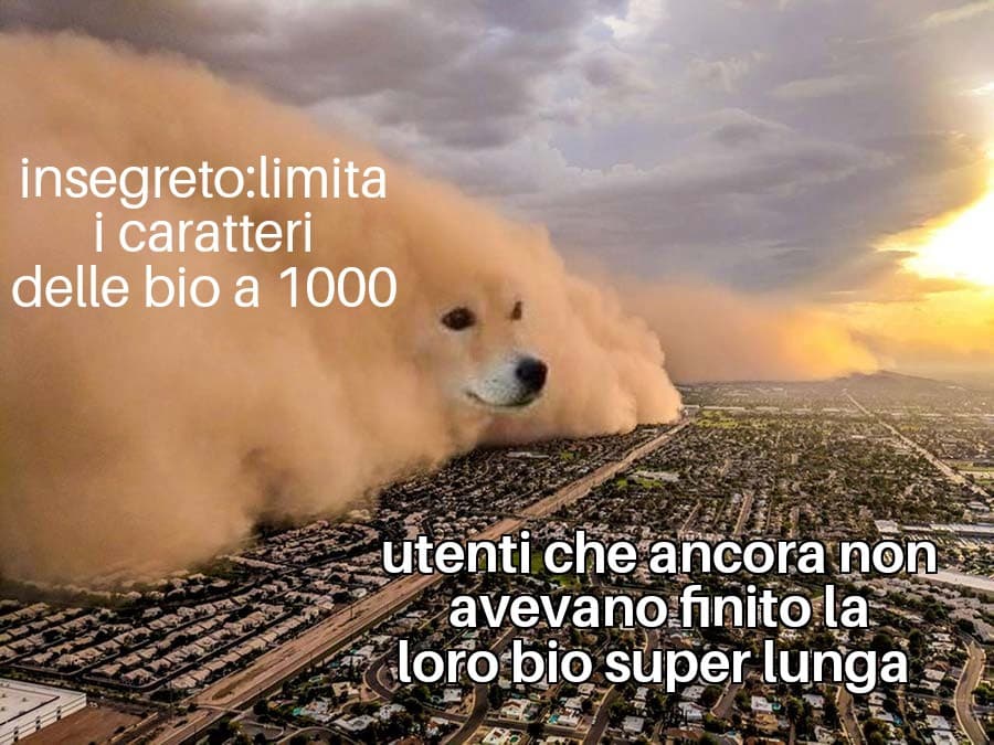 IO VOLEVO CONTINUARE LA BIO 