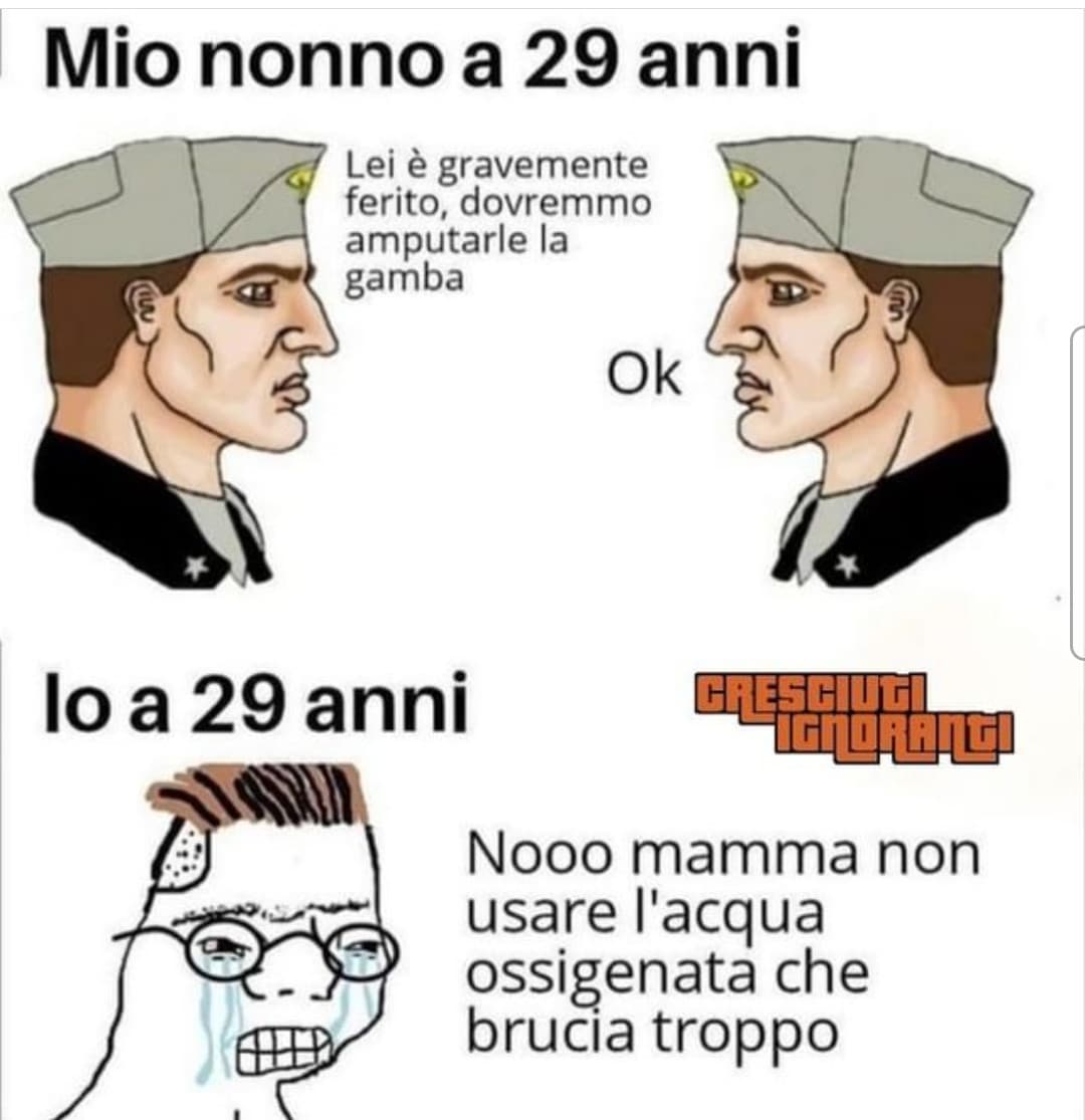 Noi ridiamo e scherziamo ma