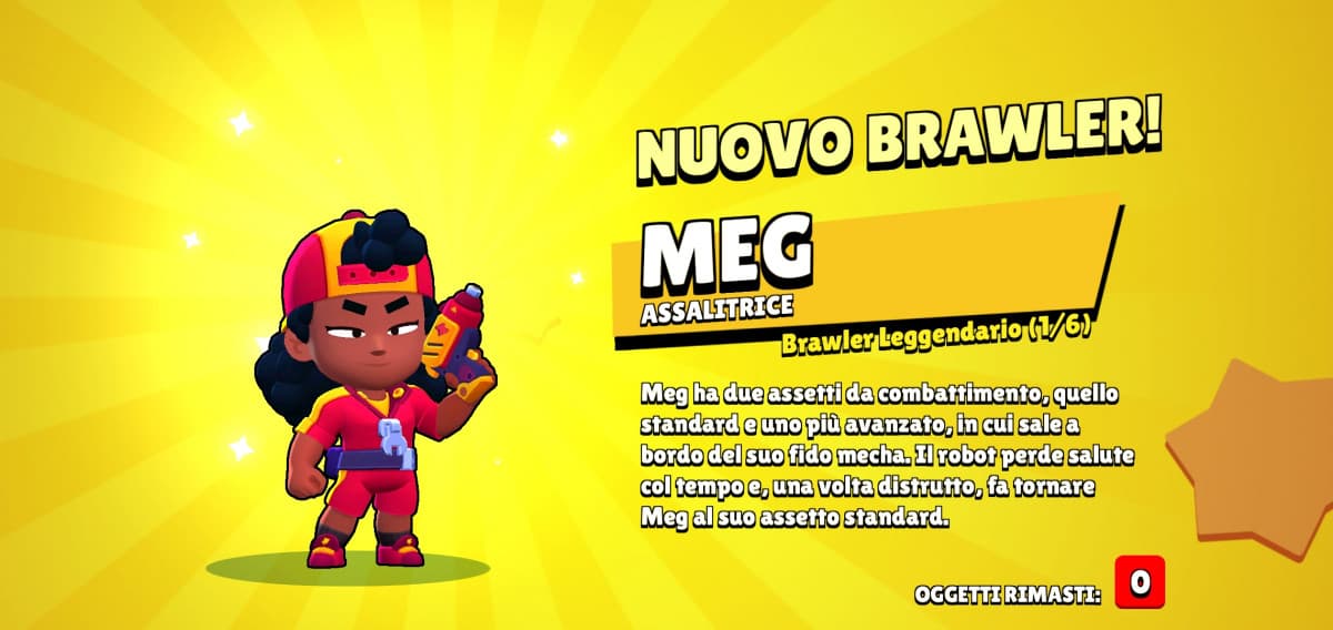 E io che mi aspettavo un gadget...vabbè ora ho il brawler che una delle mie migliori amiche voleva 