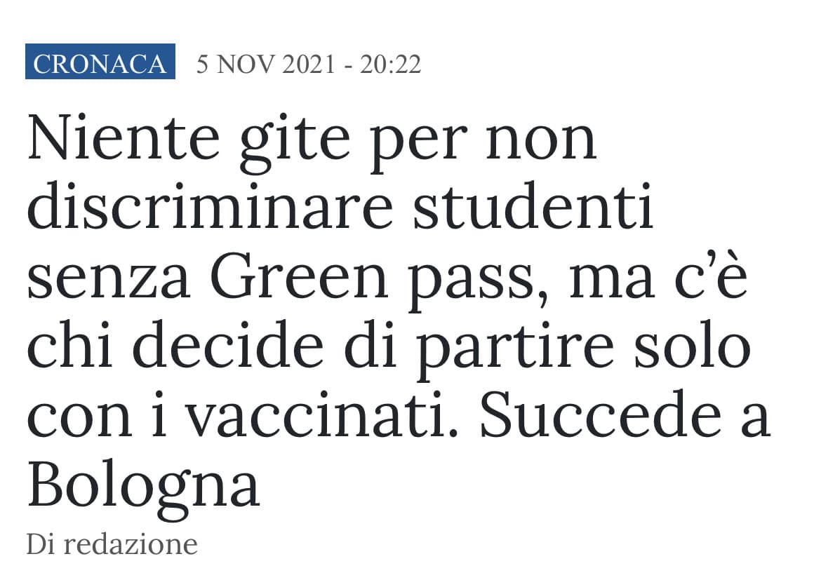 Discriminazione sarà la parola del decennio 