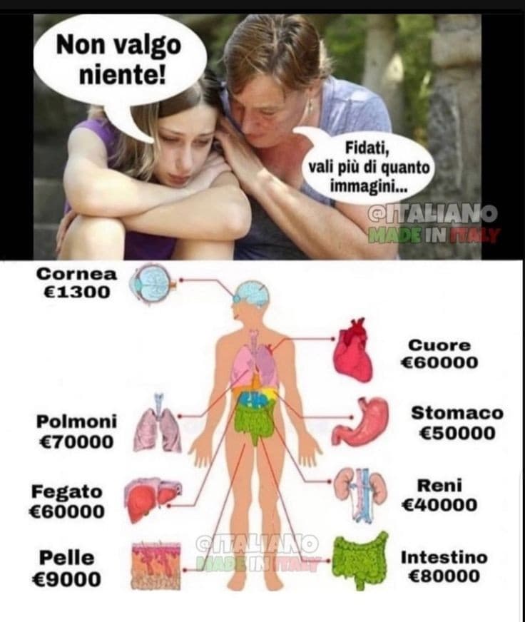 Noi umani valiamo piú di quanto si possa pensare