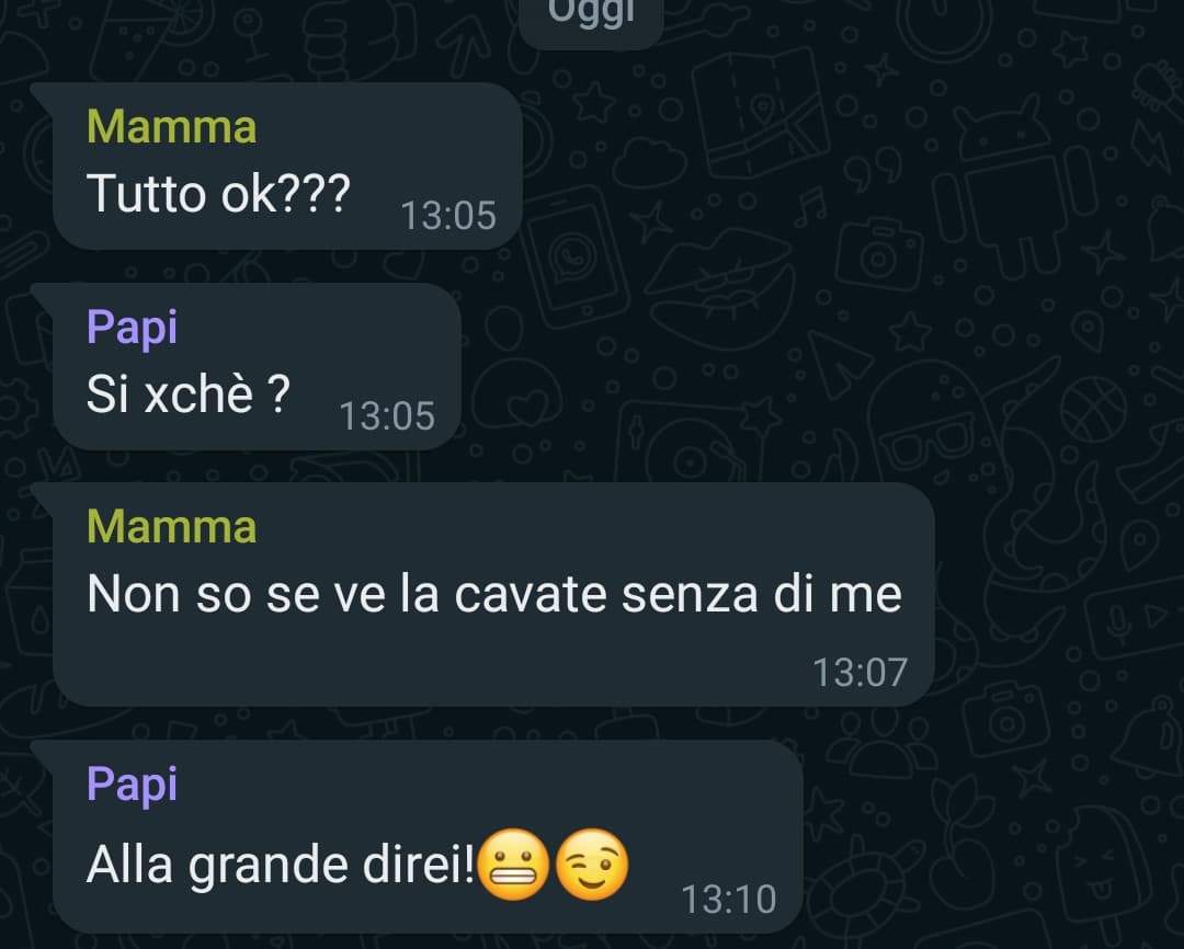 Oddio che urto quel xche