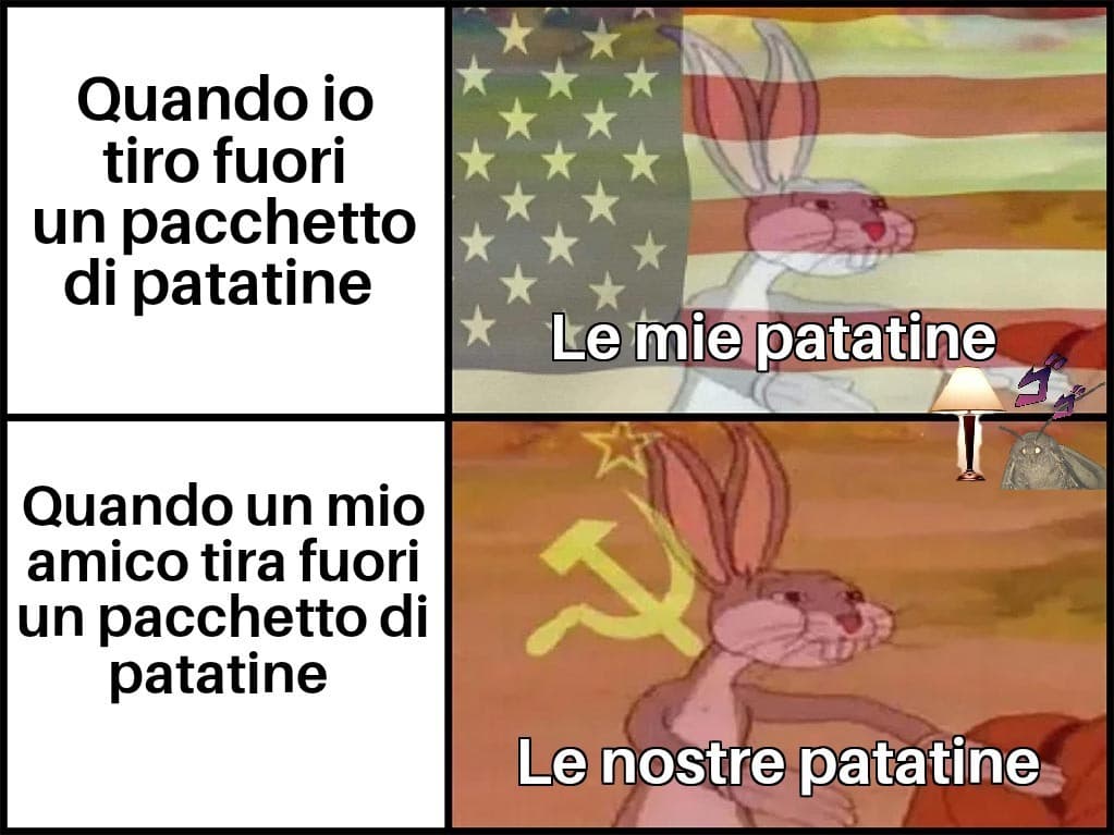 Tutto per le patatine.