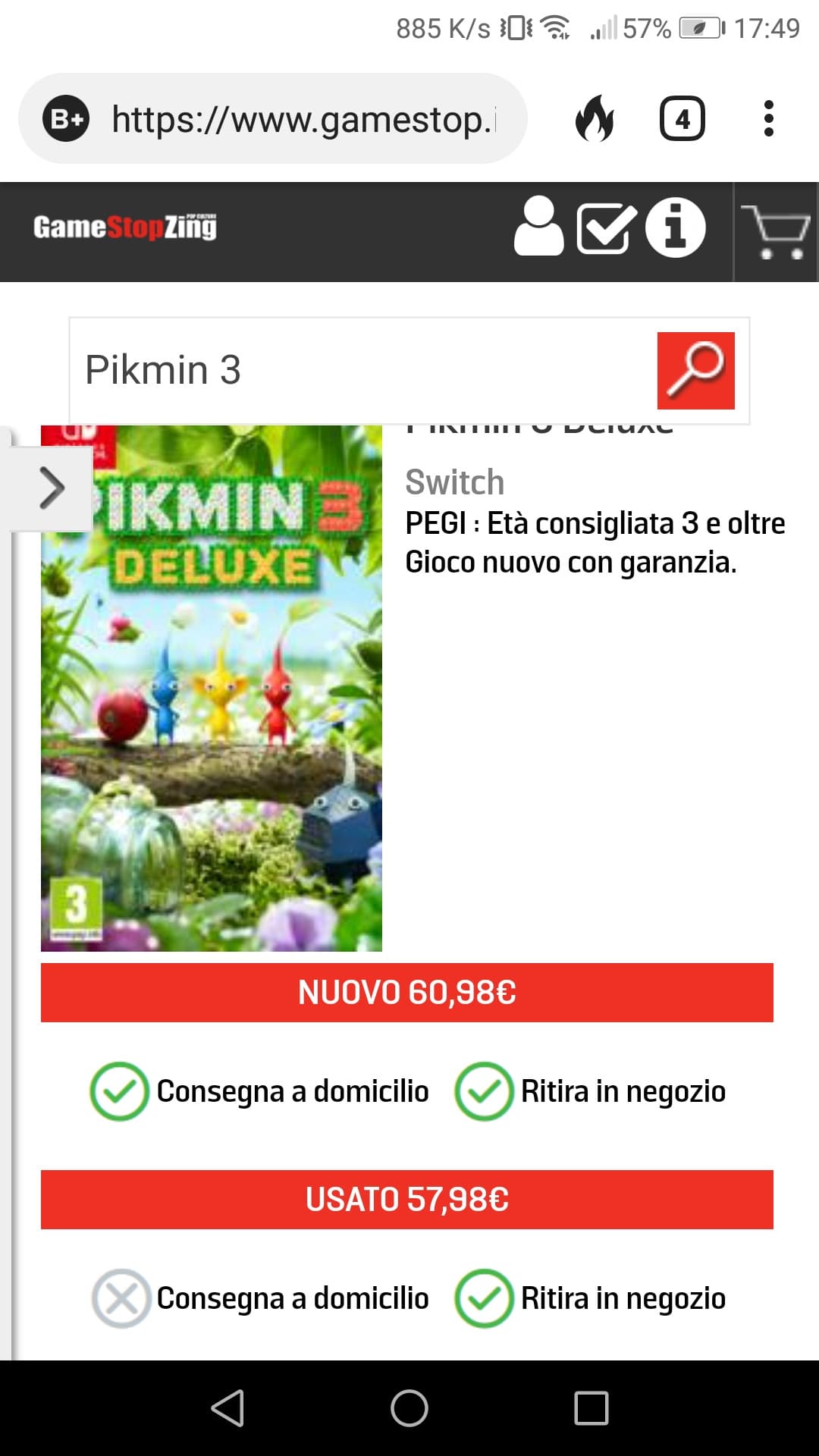 Quel pazzo sgravato di GameStop fa I super sconti sull'usato