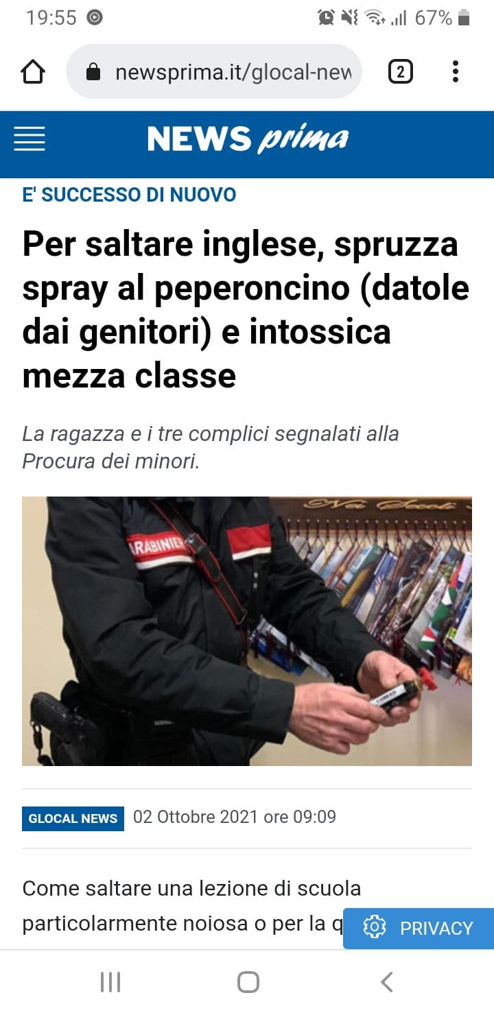 Nel caso aveste bisogno di idee 