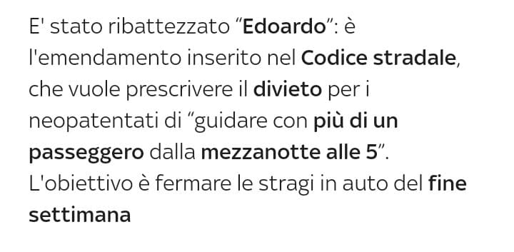 Ooooops niente più passaggi in auto...... Sciao belliiiiii