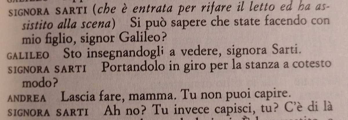 Galileo ma che fai?