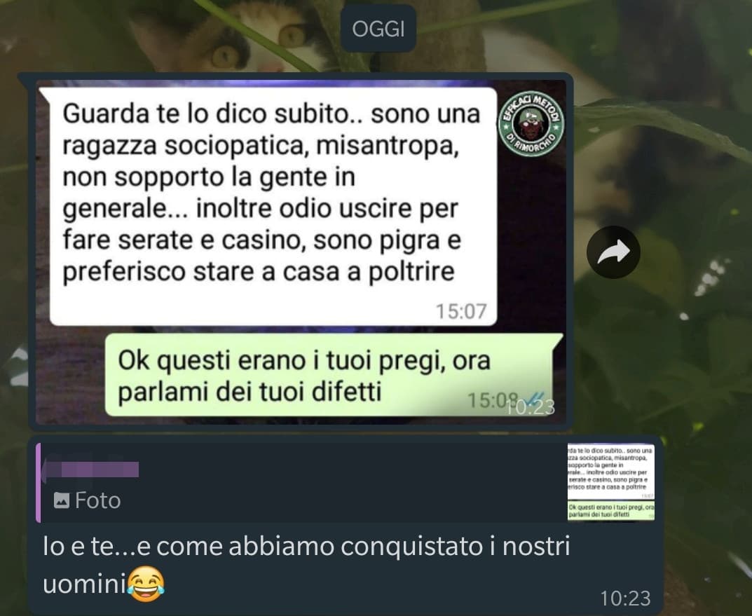 Mia sorella mi vuole bene