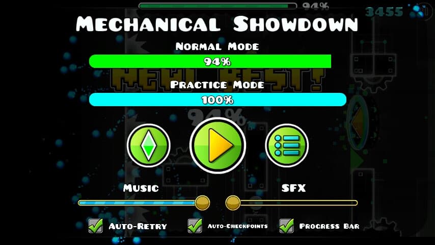 Mechanical Showdown 94%; (Progress #3)