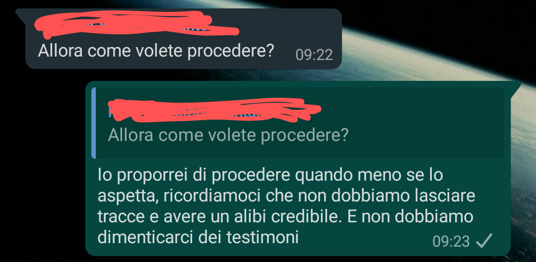 Stavamo parlando nel gruppo classe di come convincere la prof ha spostare le interrogazioni da lunedì a venerdì.