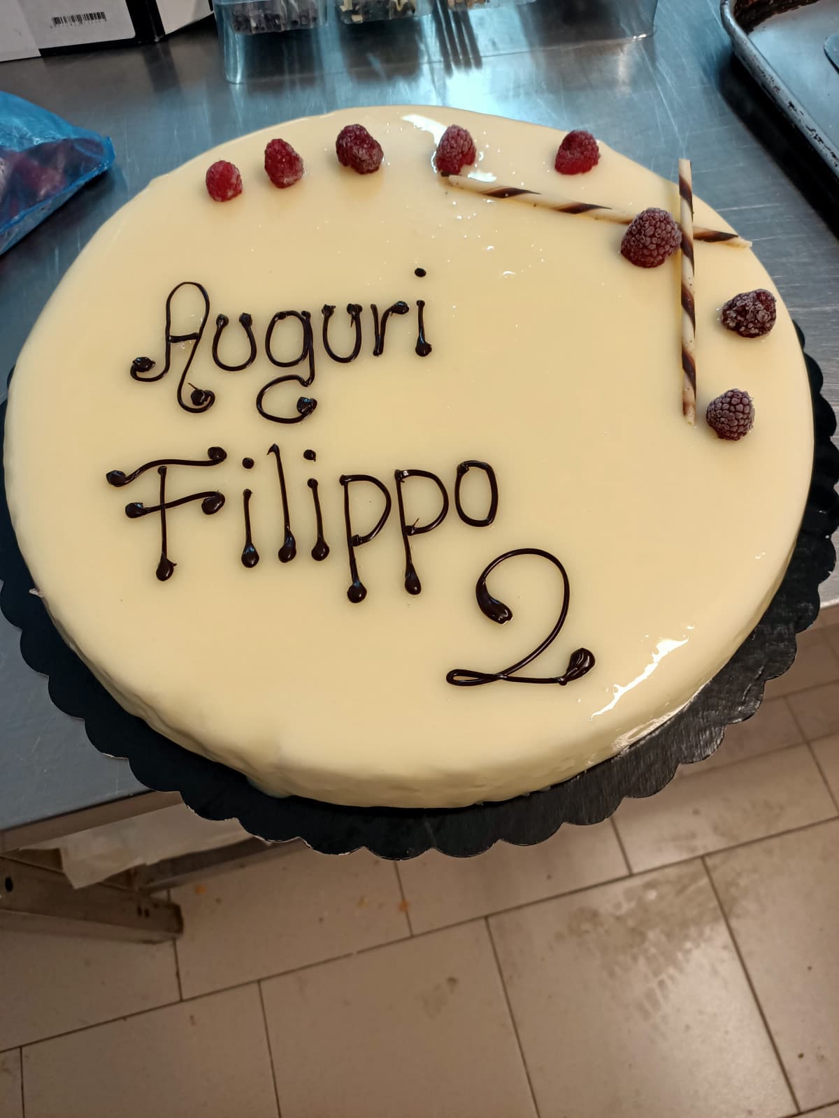 Ed ecco la torta per mio cugino che nemmeno se lo ricorderà