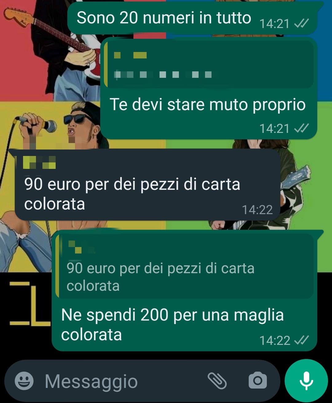 E rompe il cazzo a me 