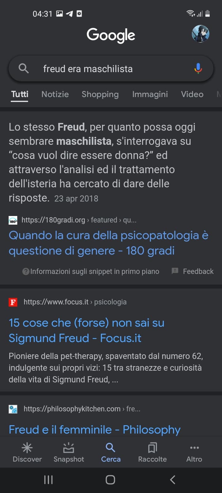 Quindi sembrava ma non lo era