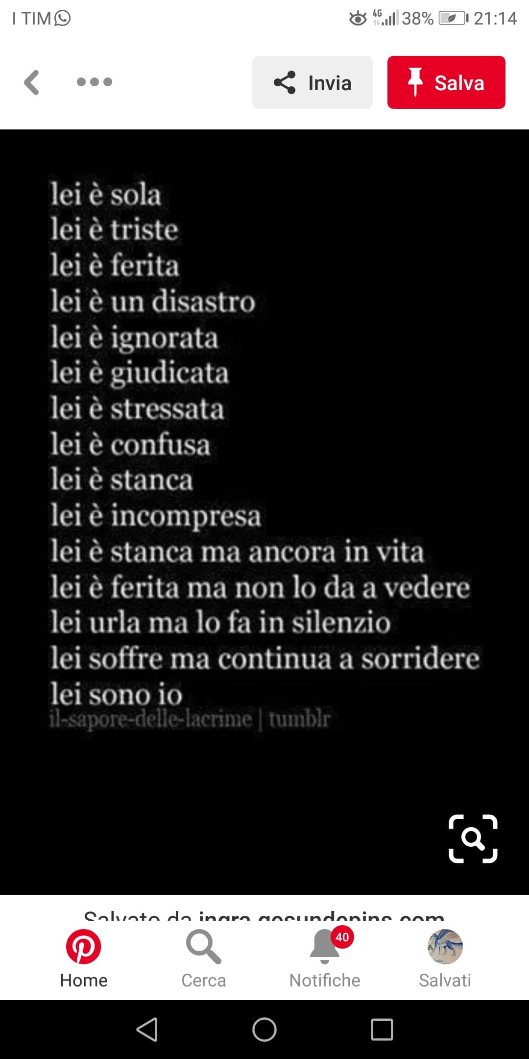 Descrizione di me stessa 