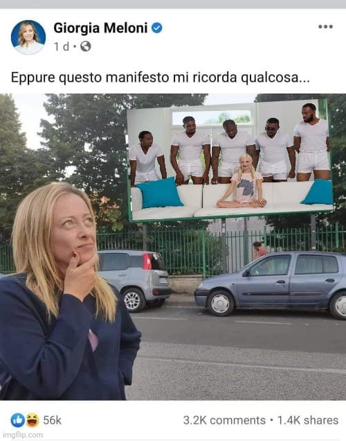 Nella mia testa faceva più ridere...